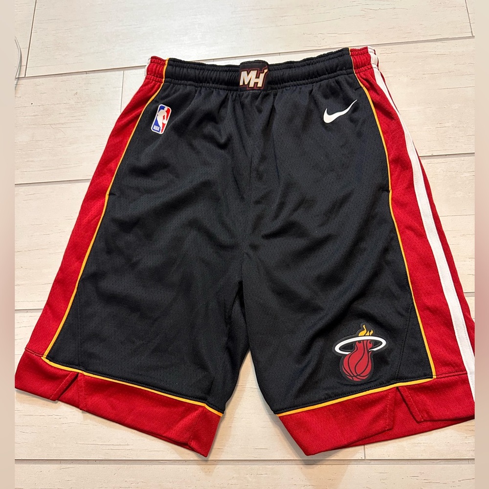 Nike Black and Red Basketball Shorts
